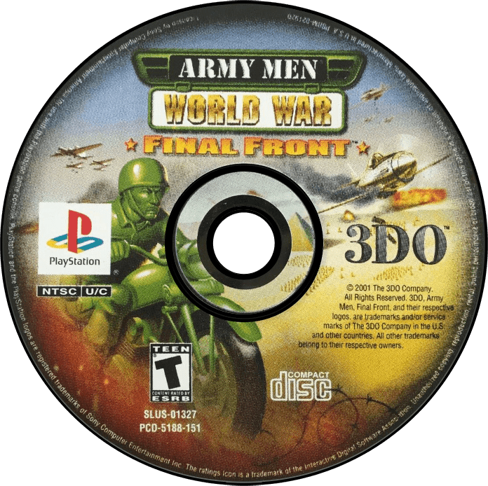 Army Men World War Final Front media 5 for Playstation